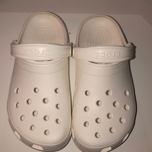White Crocs